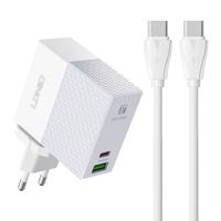 LDNIO A2620C USB, USB-C 65W síťová nabíječka + kabel USB-C - USB-C 042749