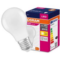 LED žárovka E27 A60 4,9W = 40W 470lm 3000K Teplá bílá 200° OSRAM OSRVALU5007