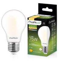 LED žárovka E27 A60 8W = 75W 1055lm 3000K Teplá bílá 360° Filament Mléčná LUMILED