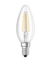 LED žárovka LED E14 B35 CL 3,4W = 40W 470lm 4000K Neutrální bílá 300° CRI90 Filament OSRAM SUPERSTAR+ Stmívatelná OSRSTAK2110