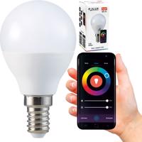 LED žárovka LED E14 G45 5,5W 470lm 2700K-6500K RGB 150° GOLDLUX (Polux) Smart WiFi TUYA