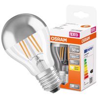 LED žárovka LED E27 A60 6,5W = 34W 650lm 2700K Teplá bílá OSRAM  Mirror Silver OSRLEDJ0416