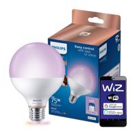 LED žárovka LED E27 G95 11W = 75W 2200-6500K + RGB SMART WiFi Philips WiZ PHWIZ0751