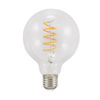 LED žárovka LED E27 G95 4W = 21W 210lm 2200K Teplá bílá 360° Filament GOLDLUX (Polux)