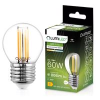 LED žárovka LED E27 P45 Filament 7W = 60W 806lm 4000K Neutrální bílá 360° LUMILED