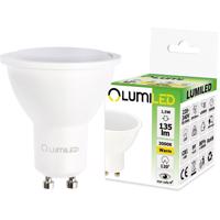 LED žárovka LED GU10 1,5W = 15W 135lm 3000K Teplá bílá 120° LUMILED