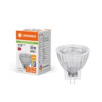 LED žárovka LED MR11 GU4 4.5W = 35W 345lm 2700K Teplá Bílá 12V FILAMENT stmívatelné LEDVANCE