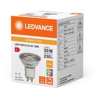 LED žárovka LED PAR16 GU10 3.4W = 35W 230lm 2700K Teplá Bílá 36° stmívatelné LEDVANCE