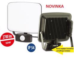 LED21 LED reflektor PATIO 30W s PIR čidlem - neutrální bílá PAD30/230K401