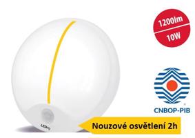 LED21 LED svítidlo SENSO-C s nouzovým modulem 10W se senzorem pohybu a soumraku Neutrální bílá SEE2/10/230K401