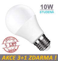 LED21 LED žárovka E27 10W 18xSMD2835 806lm CCD  Studená bílá, 3+1 Zdarma