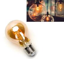 LED21 LED žárovka E27 4W 4xCOB Filament 440lm AMBER, ULTRA TEPLÁ BÍLÁ