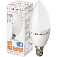 Ledlumen LED žárovka 8W PREMIUM 15x2835 E14 806lm CCD NEUTRÁLNÍ BÍLÁ