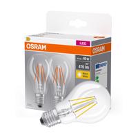 LEDVANCE 2x LED žárovka LED E27 A60 4W = 40W 470lm 2700K Teplá bílá 300° OSRAM Filament