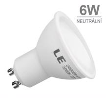 LUMAX LED žárovka 6W 10xSMD2835 GU10 475lm Neutrální bílá