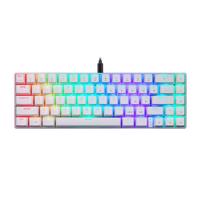 Mechanická klávesnice Motospeed CK67 RGB (bílá)