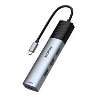 MOKiN USB-C PD 3.0 5-in-1 HUB 100W (stříbrný)