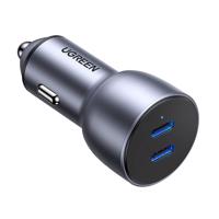 Nabíječka do auta Ugreen CD213, 2x USB-C, 36W (šedá) 066637