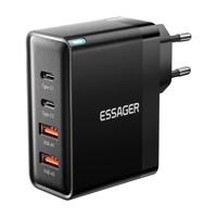 Nabíječka, Essager, ECT2CA-QYB01-Z, 2xUSB-C, 2xUSB-A, 100W (černá) 066685