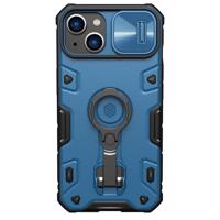 Nillkin CamShield Armor Pro pouzdro iPhone 14 Plus pancéřové pouzdro s krycím kroužkem na fotoaparát modré 6902048248724