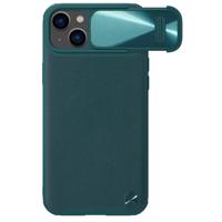 Nillkin CamShield Leather S Case Pouzdro na iPhone 14 Plus s krytem fotoaparátu zelené 6902048249738