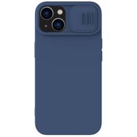 Nillkin CamShield Silky Silicone Case iPhone 14 pouzdro s krytem fotoaparátu modré 6902048249226