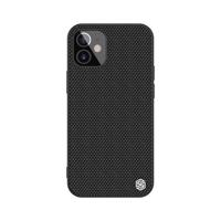 Nillkin Textured Case odolné vyztužené pouzdro s gelovým rámem a nylonovou zadní stranou iPhone 12 mini černé 6902048203310