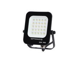 Optonica LED SMD reflektor Černá Body IP65 20W Neutrální bílá FL5725