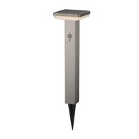 Optonica LED solární Lawn Lamp+Spike SS-Brushed Aluminium 4.4W čidlo 9338