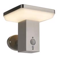 Optonica LED solární Wall Light UP SS-Brushed Aluminium 4.4W čidlo 9337