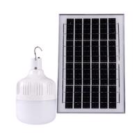 Optonica LED solární žárovka se solárním panelem 6V 2.3W 8W Studená bílá SO229