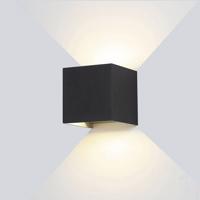 Optonica LED Wall Light Černá Body čtvercové 7461