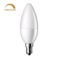 Optonica LED žárovka 6W 12xSMD2835 E14 480lm NEUTRÁLNÍ BÍLÁ stmívatelná