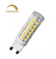 Optonica LED žárovka 6W 72xSMD2835 G9 550lm CCD Teplá bílá STMÍVATELNÁ