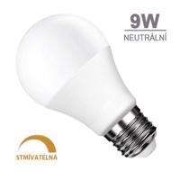 Optonica LED žárovka STMÍVATELNÁ 9W 18xSMD2835 806lm E27 Neutrální bílá