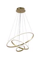 Optonica LED Závěsné svítidlo Lamp CCT 78W Brushed Gold Stmívatelná + Dálkový ovladač 19006