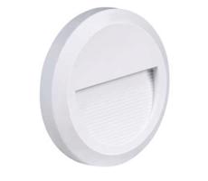 Optonica Svítidlo fasádní LED Step Light Round White 2W, 230V Neutrální bílá WL7506