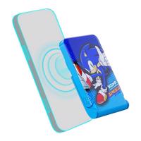 OTL magnetická powerbanka 5000 mAh, USB-C 15W, Sonic The Hedgehog se stojánkem (modrá)