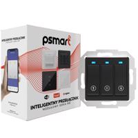 Ovladač rolet PSMART černý plast RM WiFi TUYA