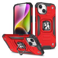 Pancéřové pouzdro s úchytem na prst pro iPhone 15 Plus Wozinsky Ring Armor - červené 5907769321177