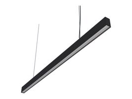 PANLUX Kancelářské svítidlo LINEAR EVO LED 35W 3000K 60° černá