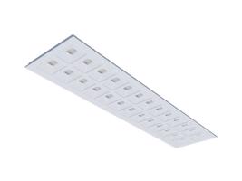 PANLUX LED PANEL EVO UGR 19 vestavný obdélníkový 1200x300 24W - Neutrální bílá PN22300010