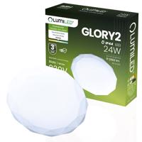 Plafon LED Svítidlo stropní přisazené GLORY2 24W 4000K IP44 kruhové LUMILED