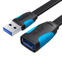 Plochý prodlužovač USB3.0 Vention VAS-A13-B100 1m černý