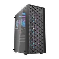 Počítačová skříň Darkflash DK351 + 4 ventilátory (černá)