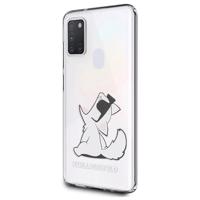 Pouzdro Karl Lagerfeld Choupette Fun pro Samsung Galaxy M21 - transparentní 3700740478912