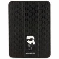 Pouzdro Karl Lagerfeld Saffiano Monogram Iconic pro iPad 10,9" - černé 3666339119140