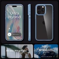 Pouzdro Spigen Crystal Hybrid pro iPhone 15 Pro Max - čiré modré 8809896747561