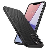 Pouzdro Spigen Liquid Air pro iPhone 12 / iPhone 12 Pro - matně černé 8809710756496