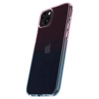 Pouzdro Spigen Liquid Crystal pro iPhone 15 - růžové a modré 8809896751087